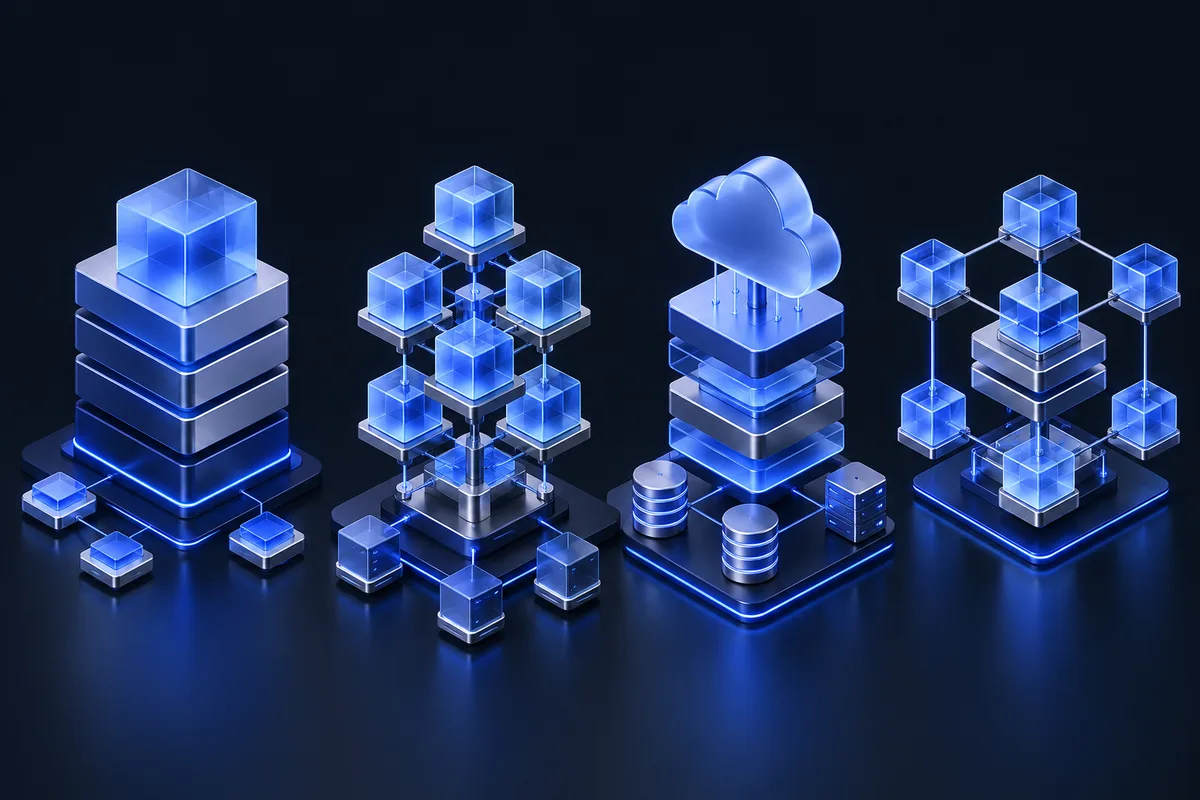 Farklı ERP programı yapılarını karşılaştıran görsel